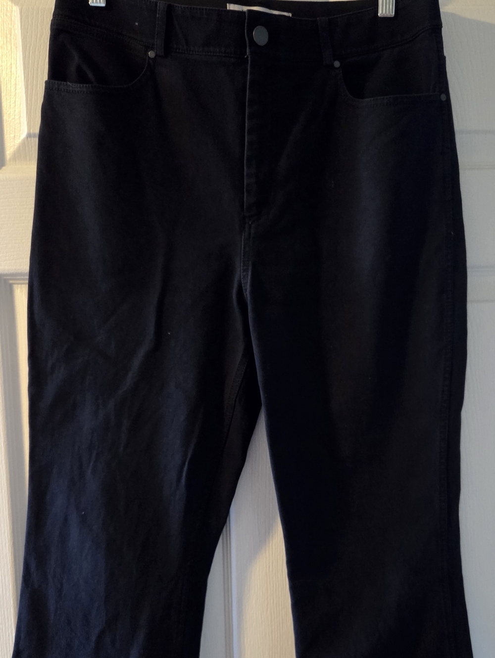 MM.LaFleur Black Tailored Wide-Leg Trousers